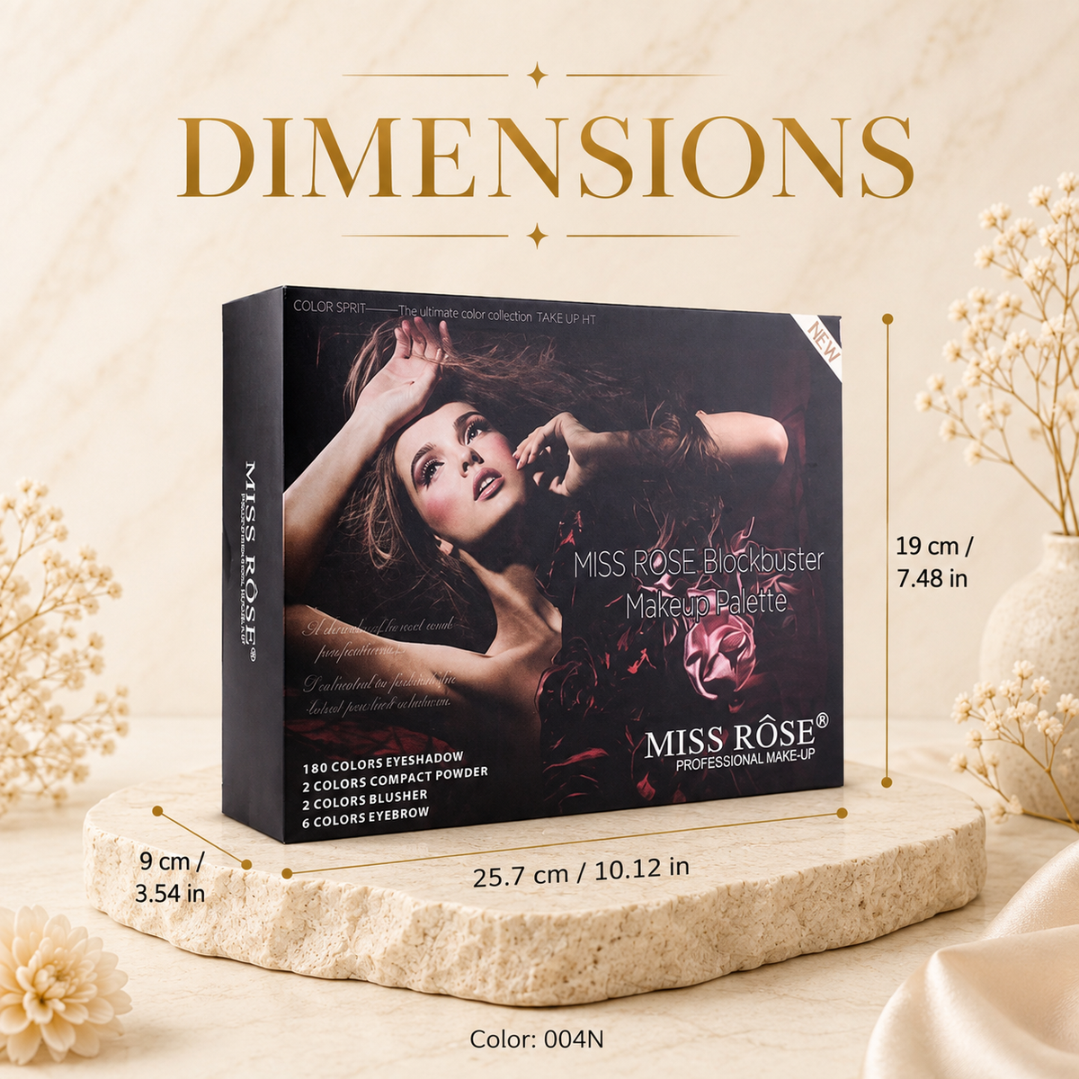 Makeup palette box dimensions