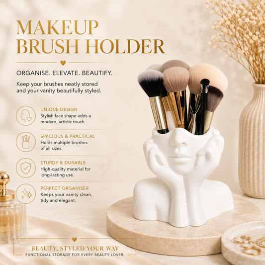 Glowth Makeup Brush Holder overview