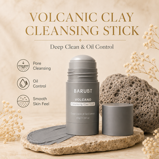 Volcanic clay cleansing stick deep clean oil control