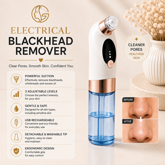 Electrical blackhead remover features