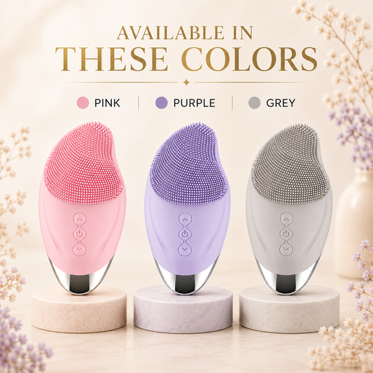 Available in pink, purple, grey