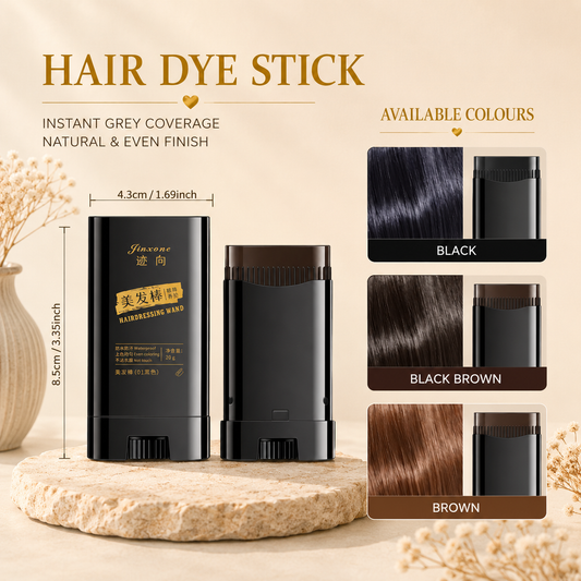 Glowth Hair Dye Stick dimensions and available colours