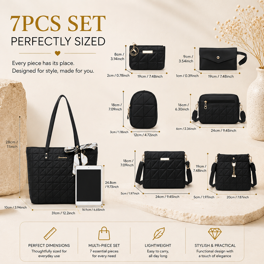 7-Piece Bag Set features
