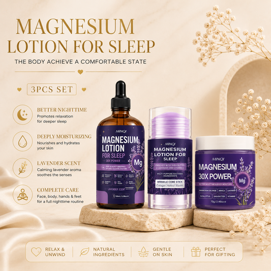 Magnesium lotion for sleep, the body achieve a comfortable state