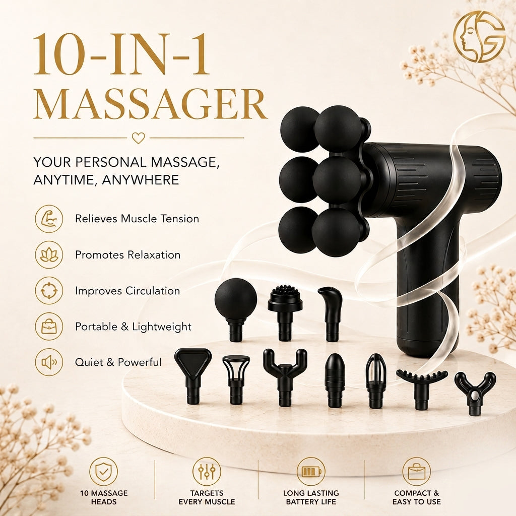 Glowth 10-in-1 Massager overview and features