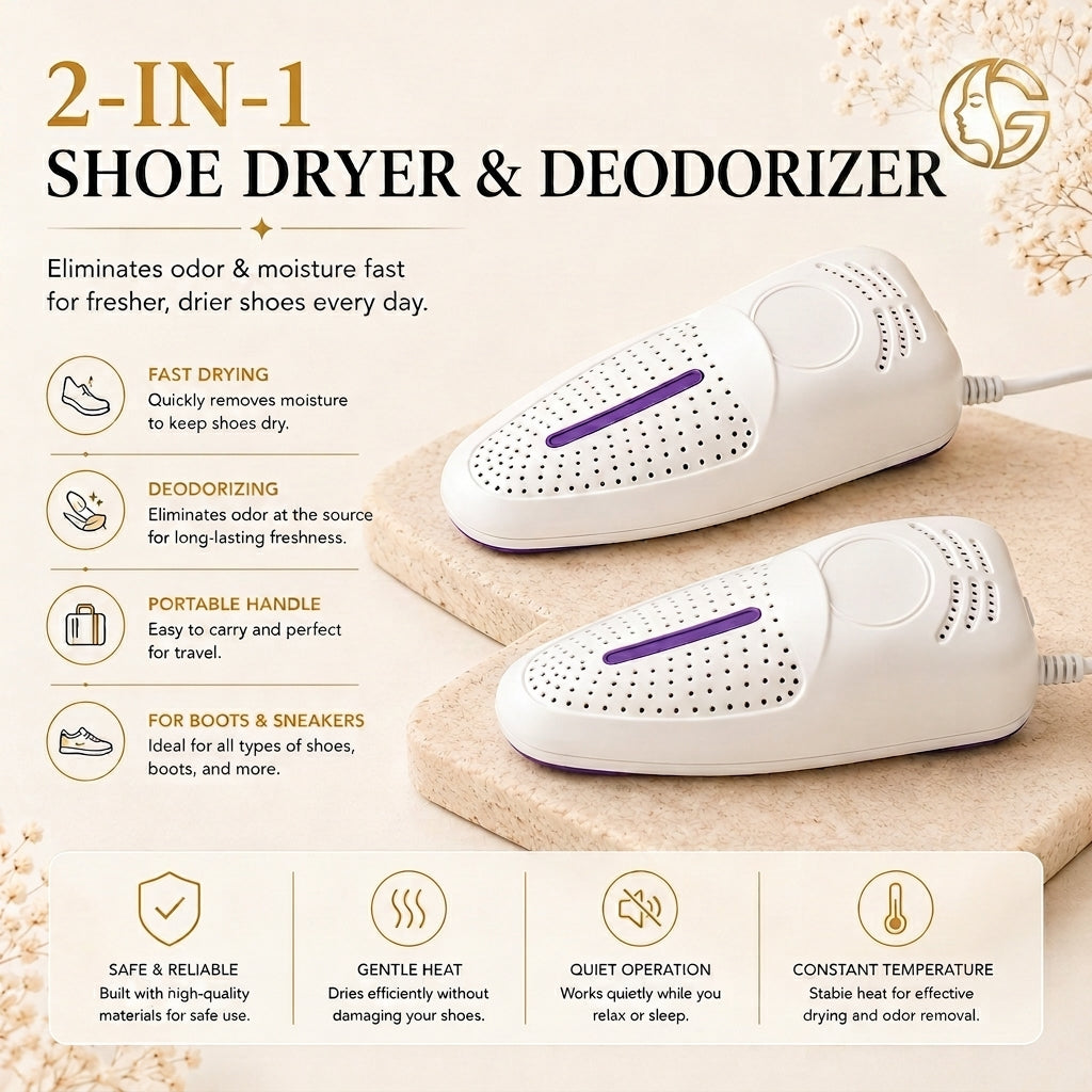 Shoe Dryer & Deodorizer features