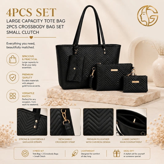 4-Piece Bag Set features