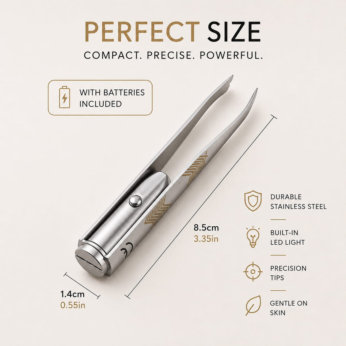 Glowth™ LED Tweezer
