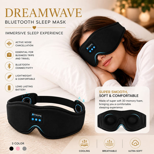 Glowth DreamWave Bluetooth Sleep Mask