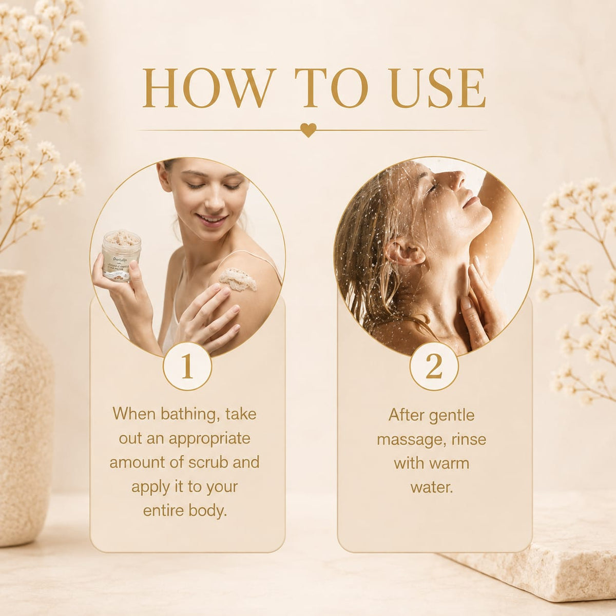 How to use full body scrub