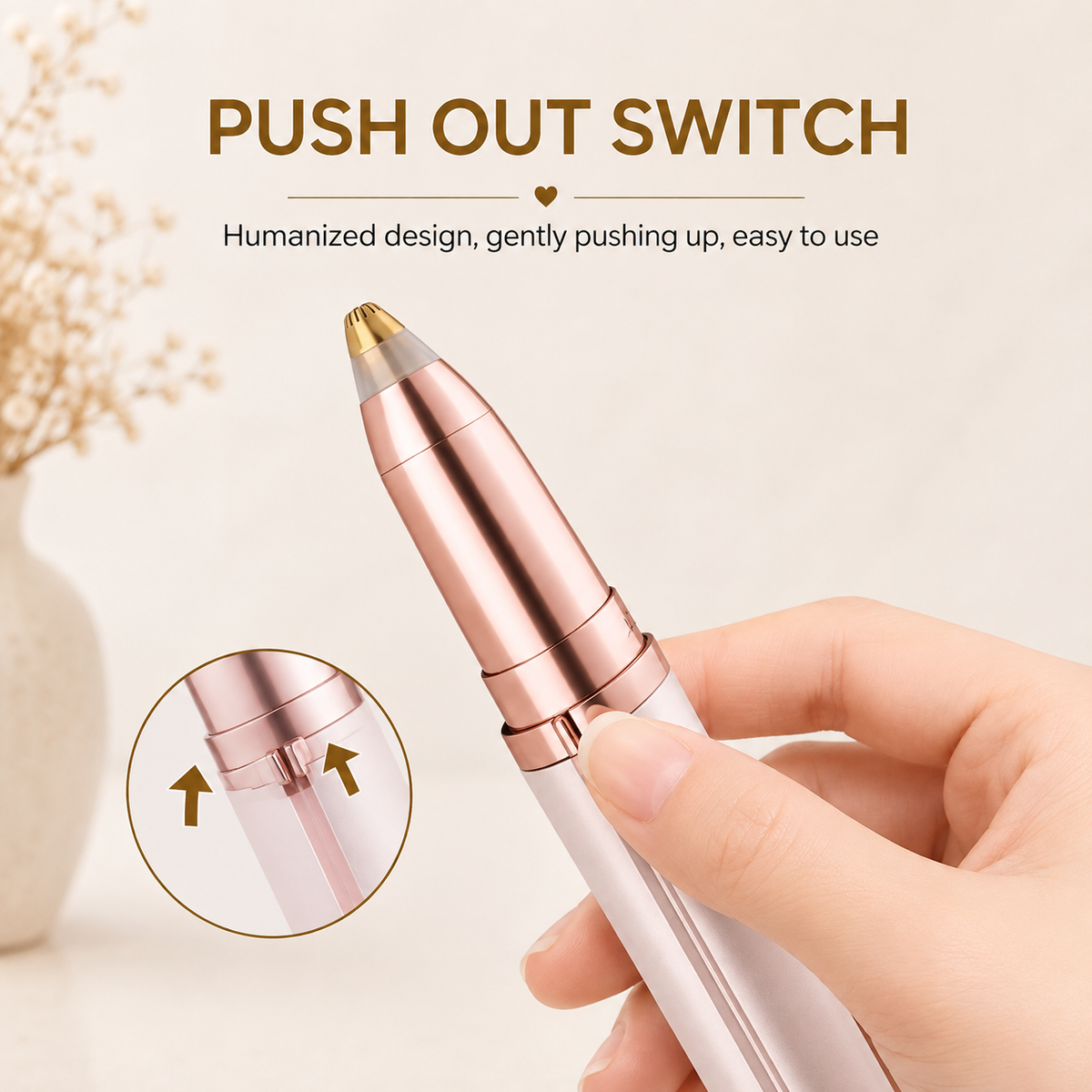 Push out switch