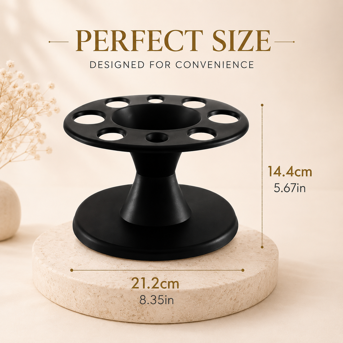 Hair Brush Holder Stand easy to assemble