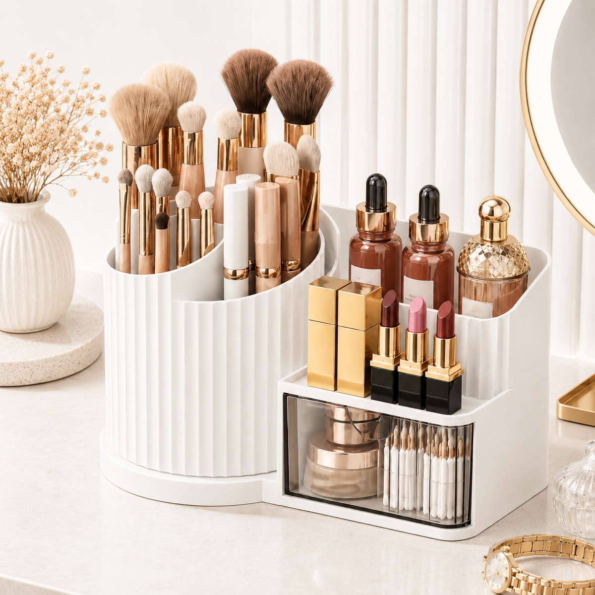 Glowth Rotating Makeup Organizer
