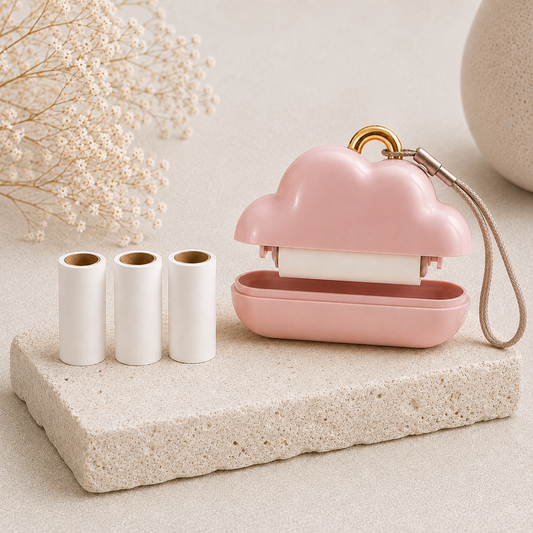Glowth Cloud Lint Roller open