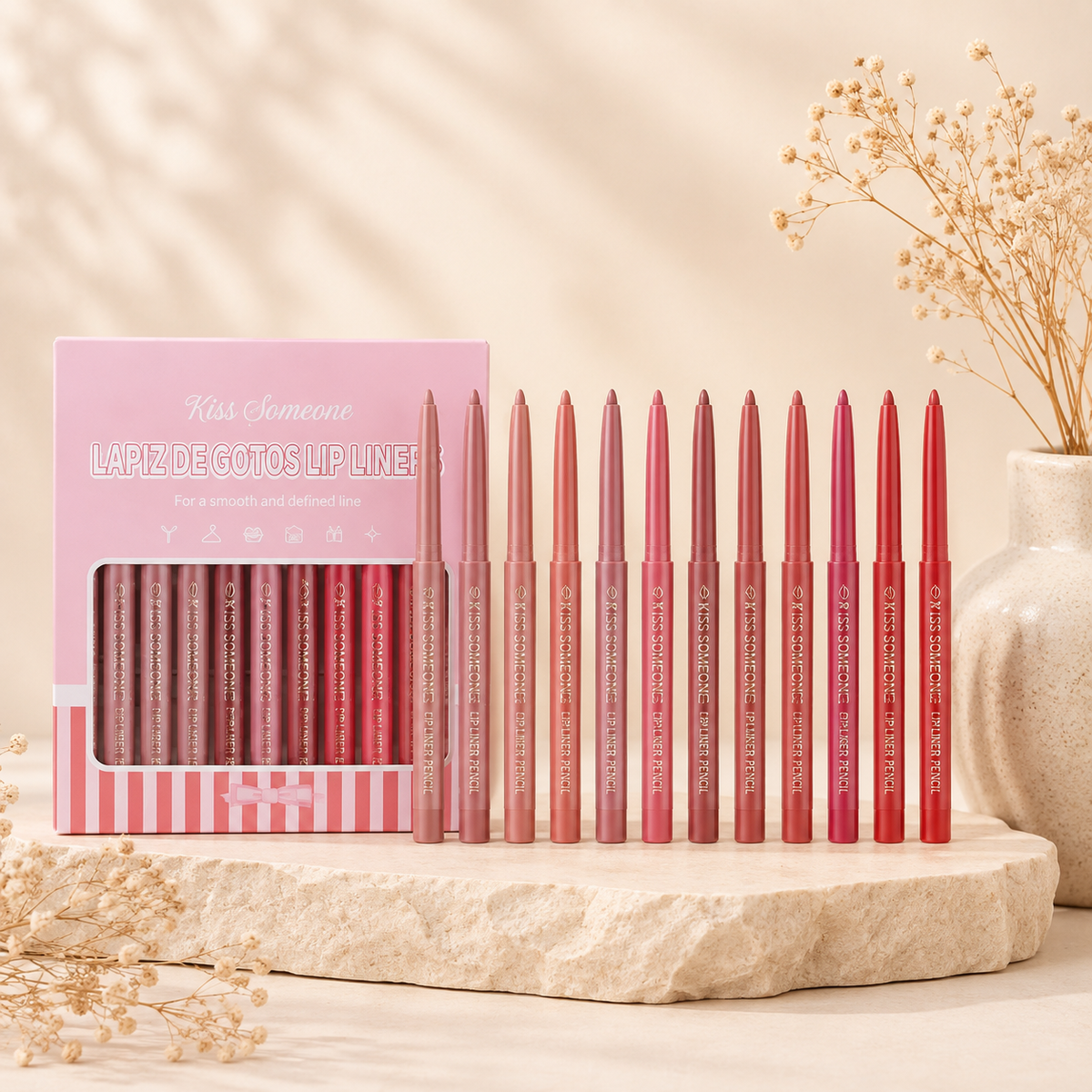 Glowth 12-Piece Lip Liner Set
