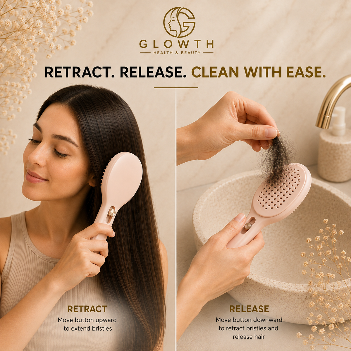 Retract release clean with ease