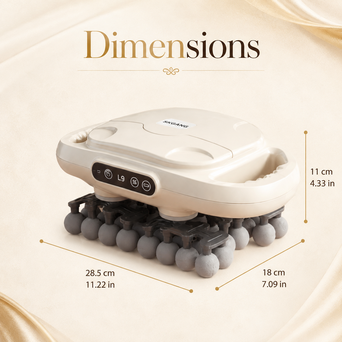 Full body massager dimensions