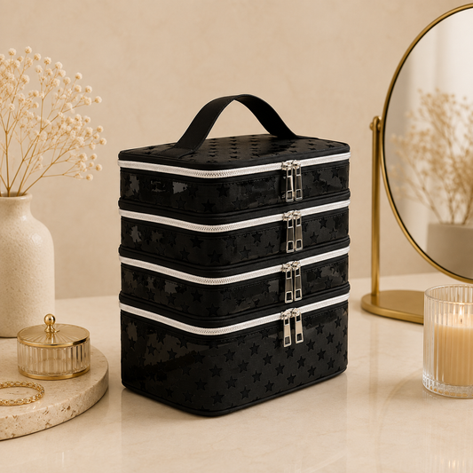 Glowth 4 Compartments Toiletry Bag, product photo