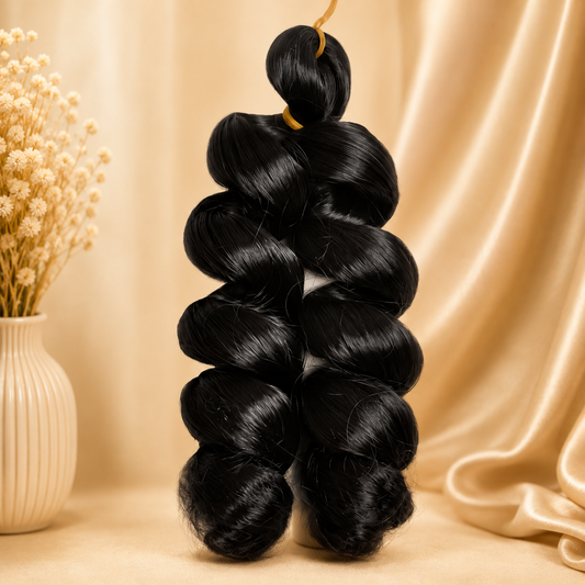 Glowth French Curl Loose Wave Crochet Braids, plain product photo