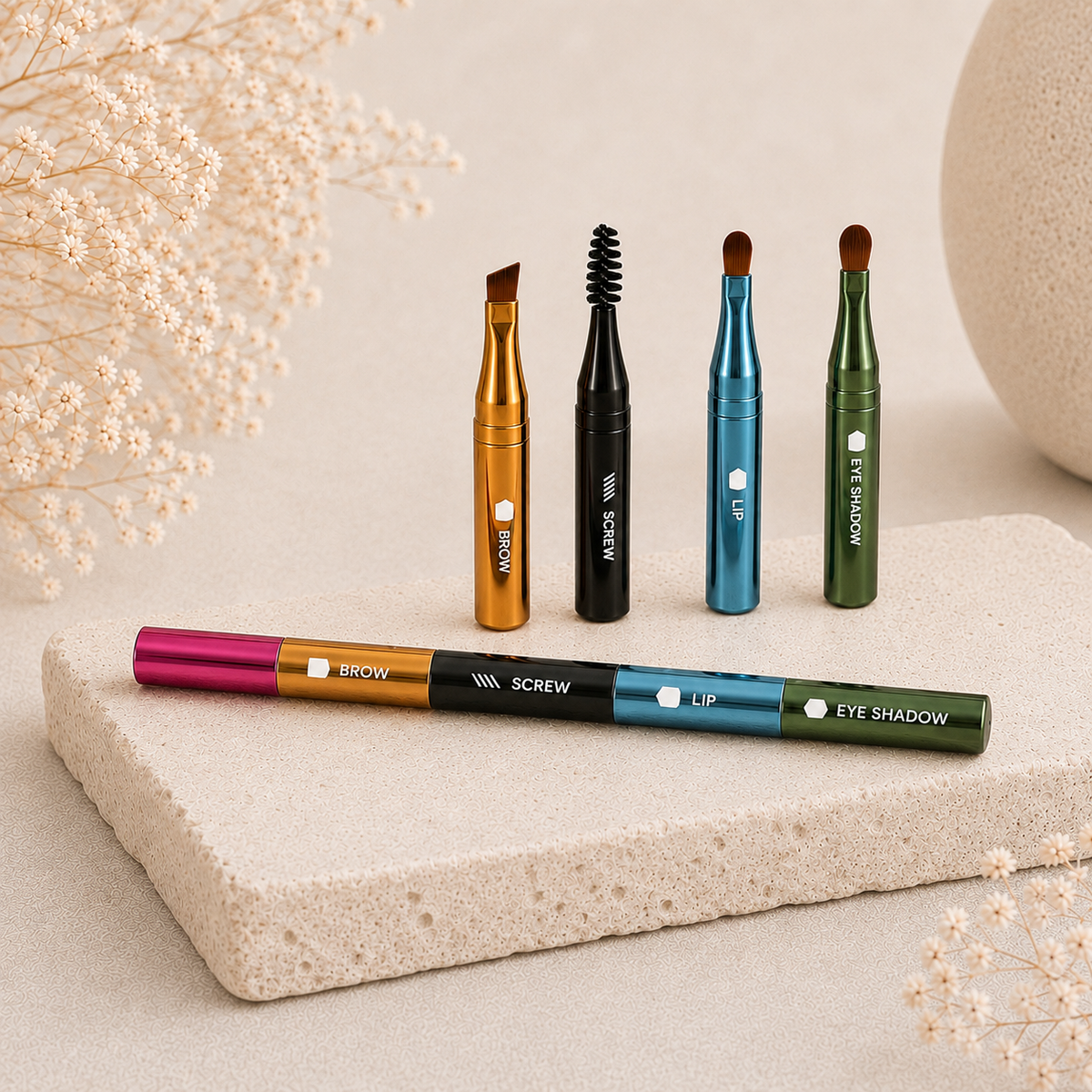 Glowth 4-in-1 Makeup Brush
