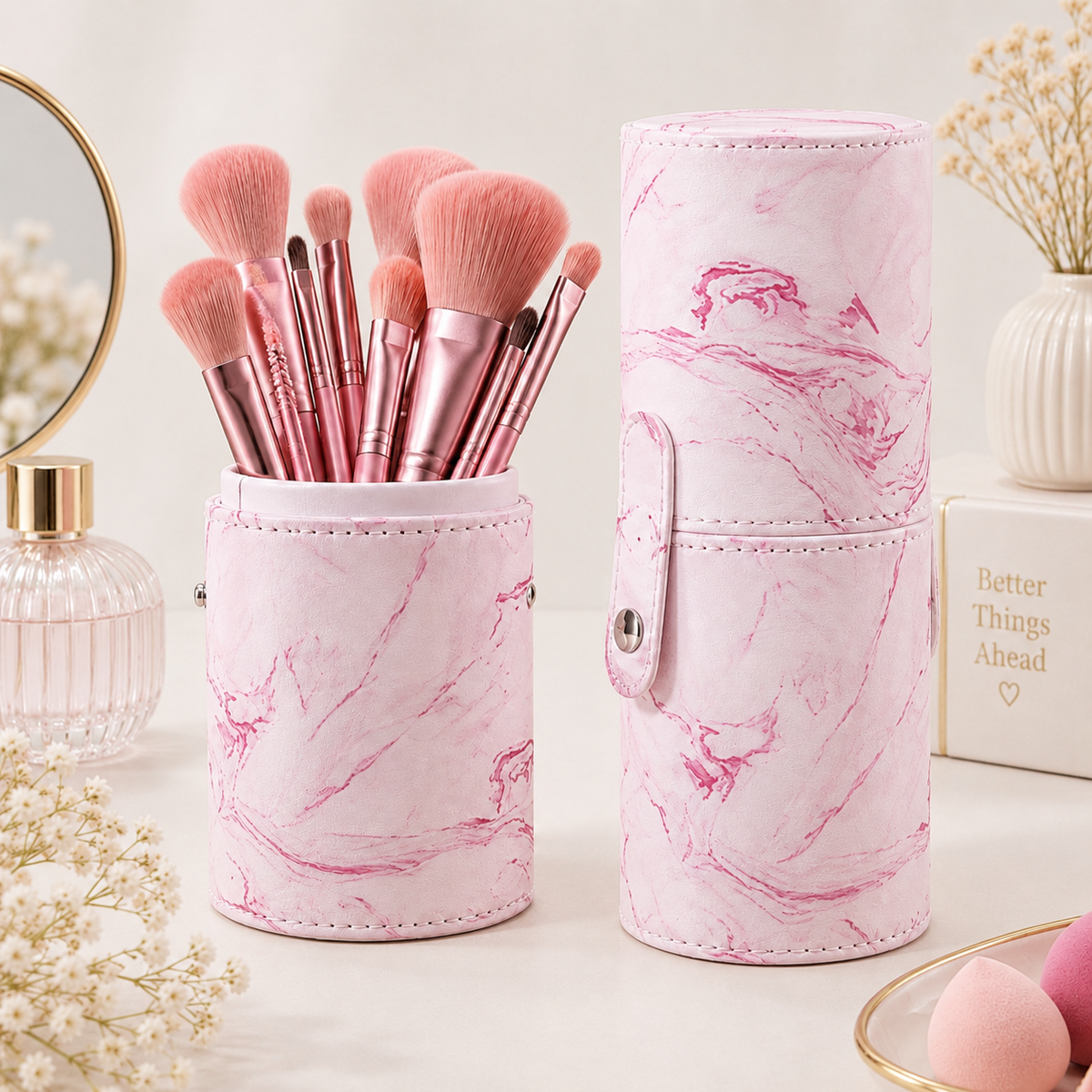 Glowth Marble Makeup Brush Holder