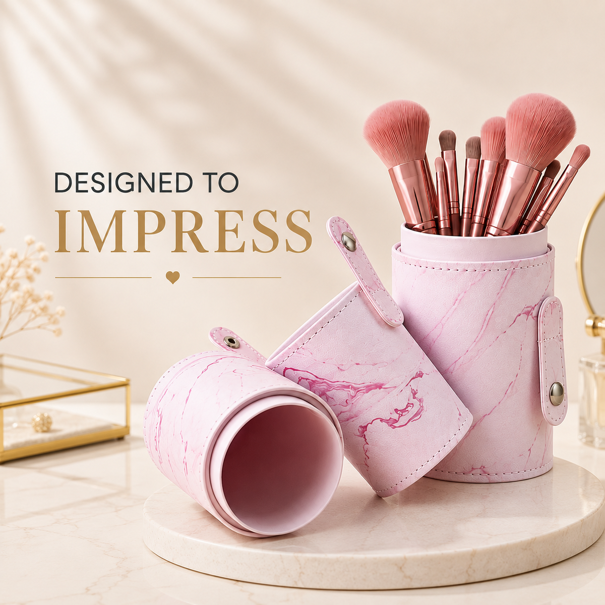 Designed to impress, secure snap closure