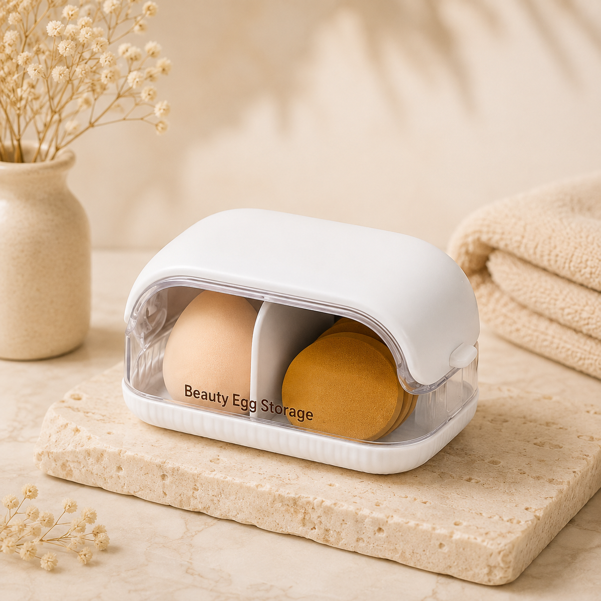 Glowth beauty egg storage box, product photo