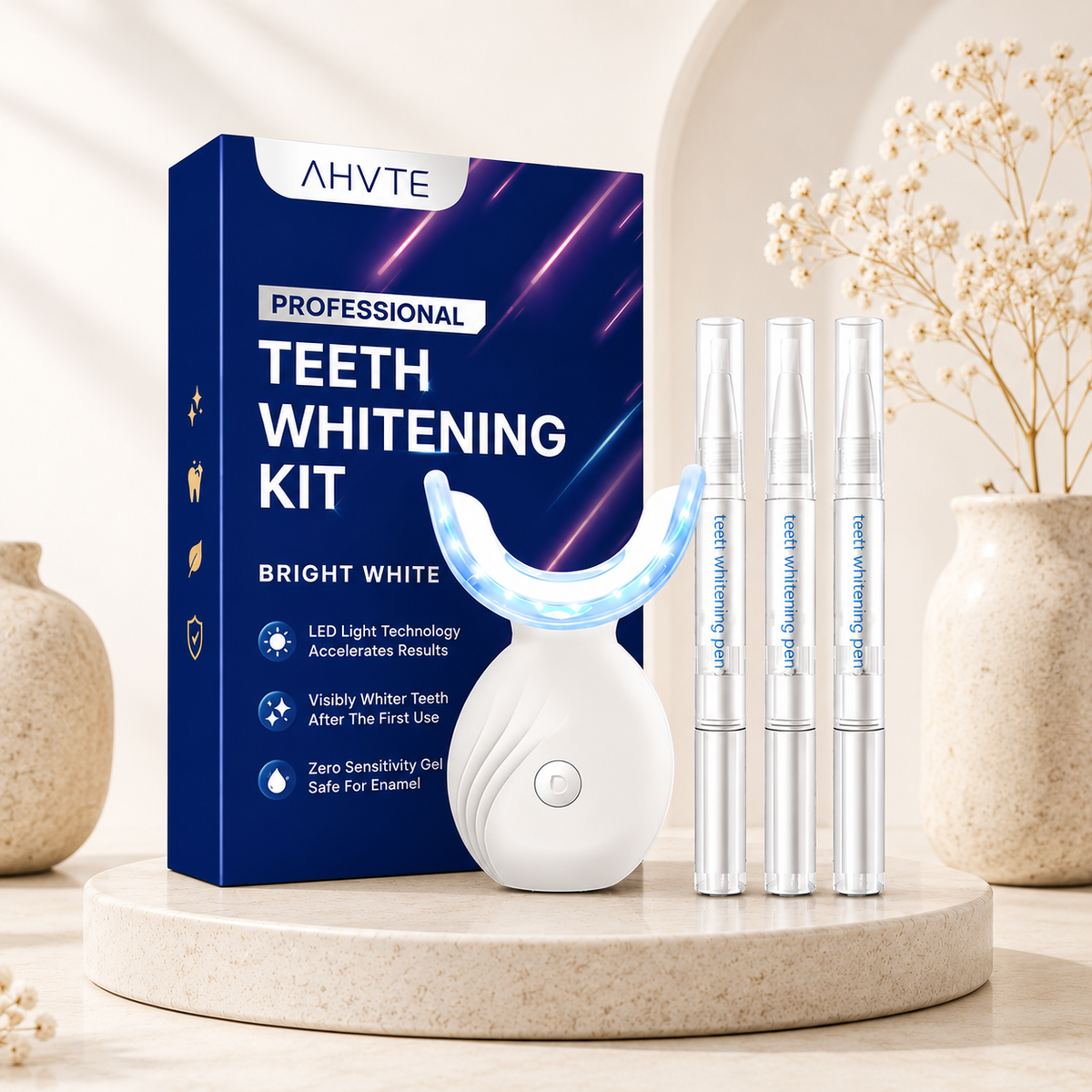 Teeth Whitening Kit advanced LED light