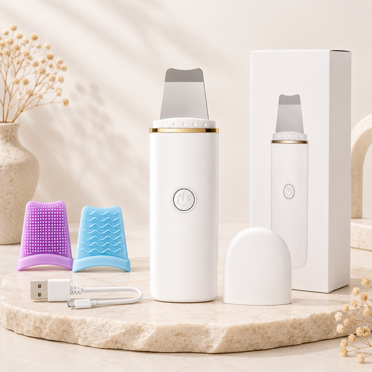 Glowth Electric Facial Cleanser skin scrubber, plain product photo