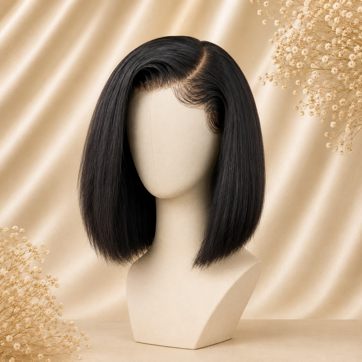 Glowth 13x4 Lace Front Short Bob Wig dimensions