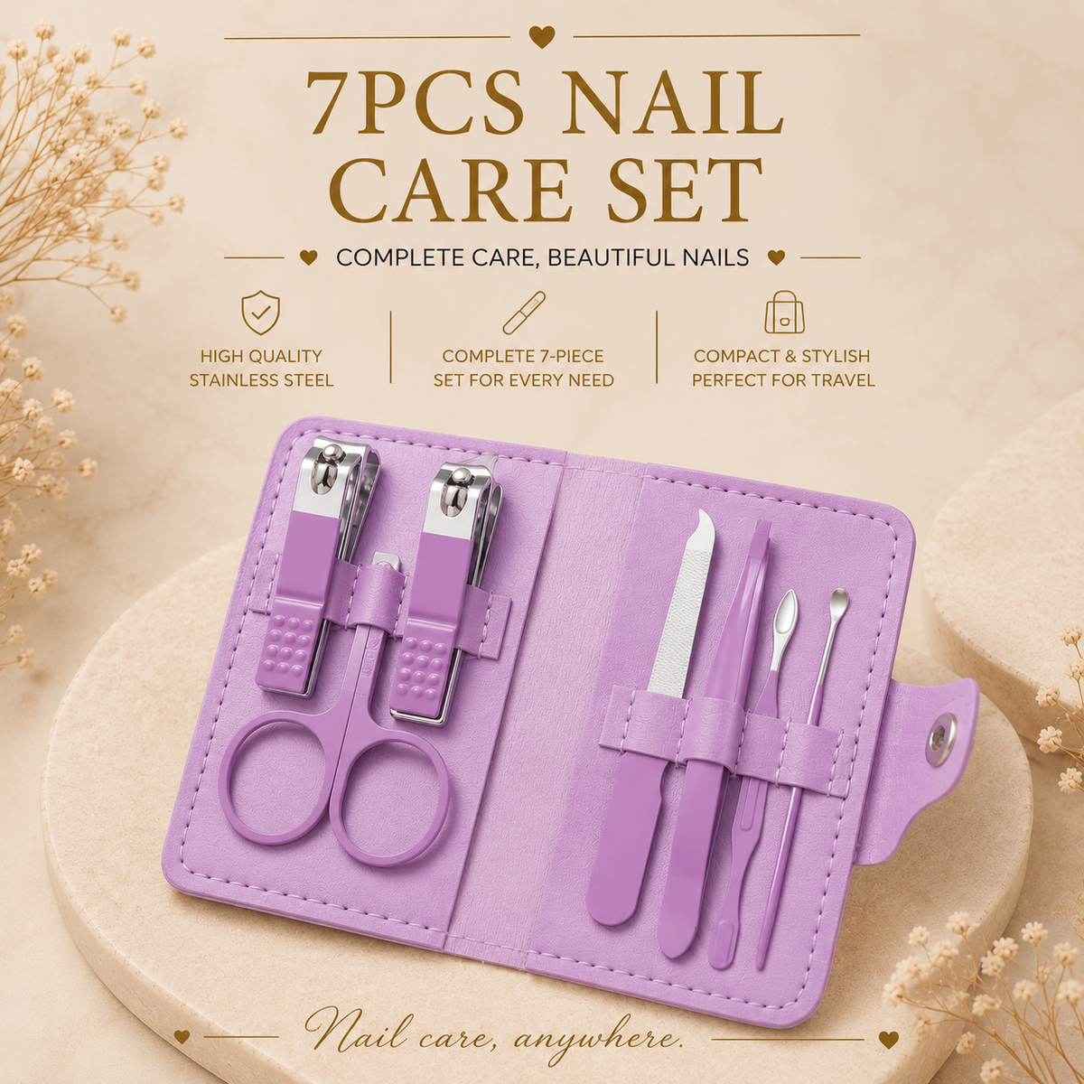 Glowth 7pcs Nail Care Set banner