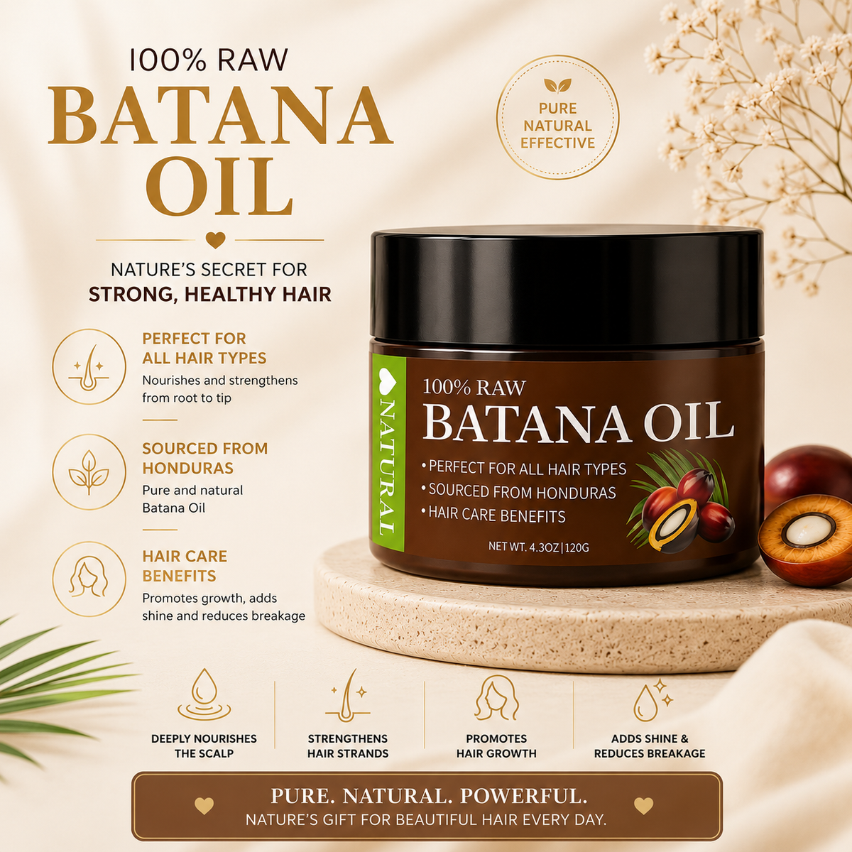 Glowth Batana Oil features