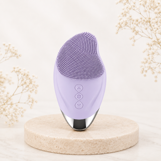 Glowth Electrical Facial Cleanser - purple