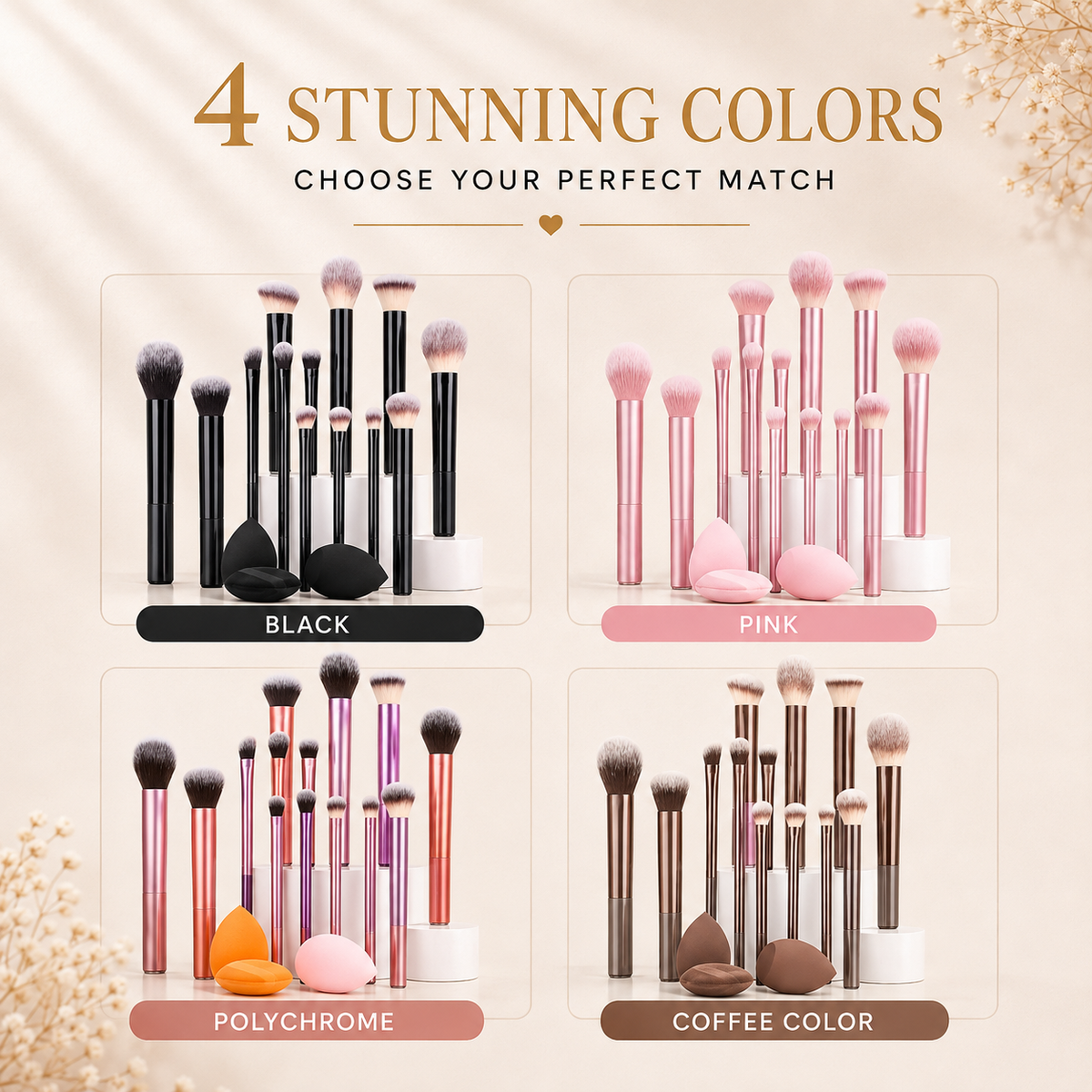 Available in 4 stunning colors