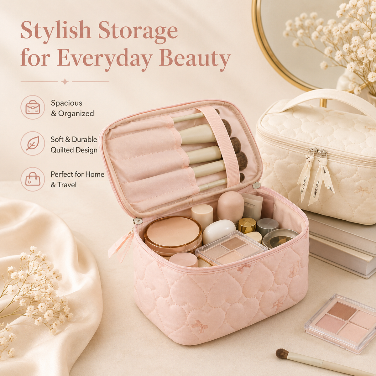 Stylish storage for everyday beauty