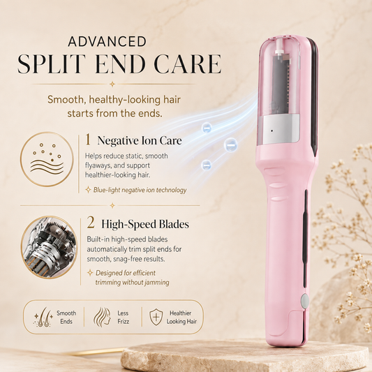 Advanced split end care negative ion technology