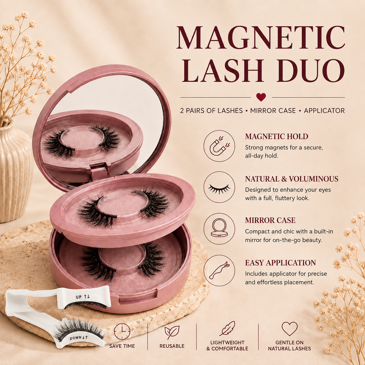 Glowth Magnetic Lash Duo features