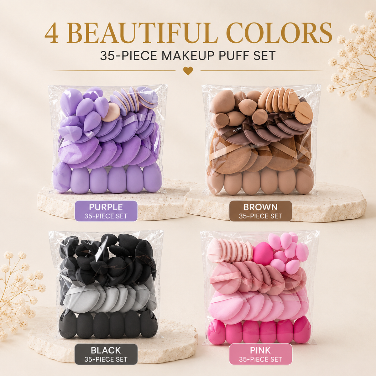 4 beautiful colors available