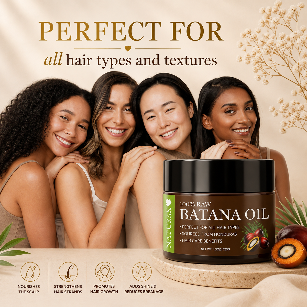 Glowth Batana Oil for all hair types