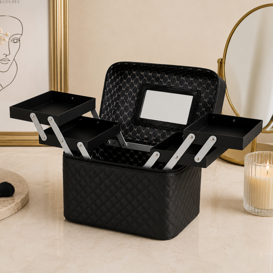 Glowth Quilted Makeup Storage Case, product photo