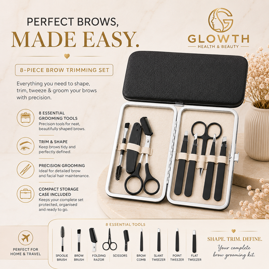 8-Piece Brow Grooming Kit perfect brows made easy