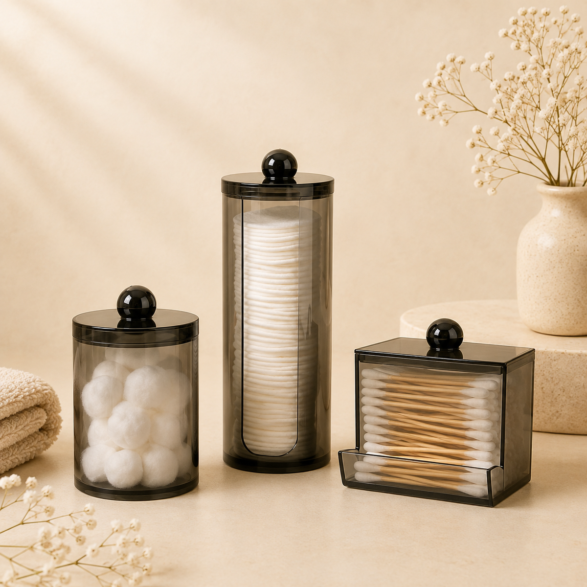 Glowth Bathroom Storage Set features