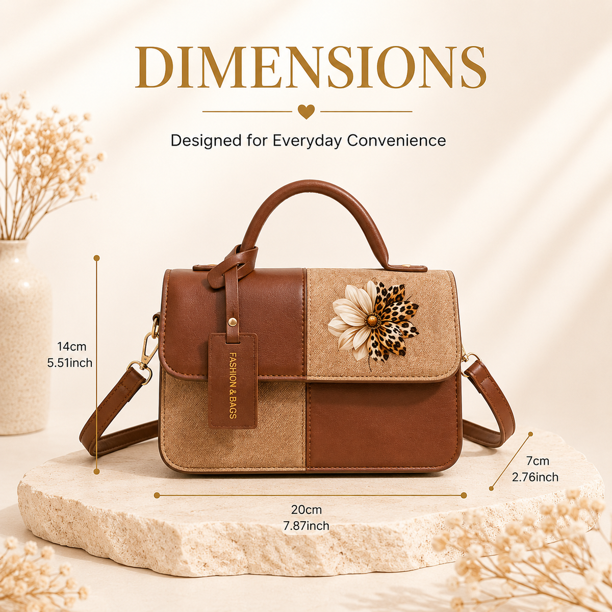 Womens color-block crossbody bag features