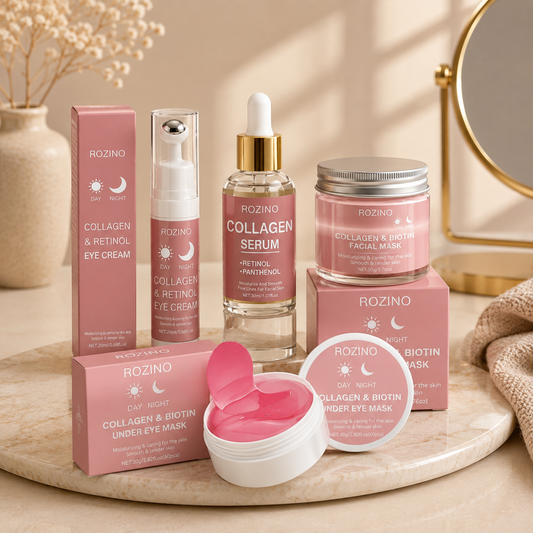 Collagen face care set dimensions