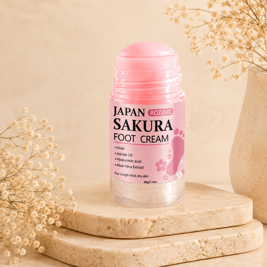 Glowth Japan Sakura Foot Cream, plain product photo