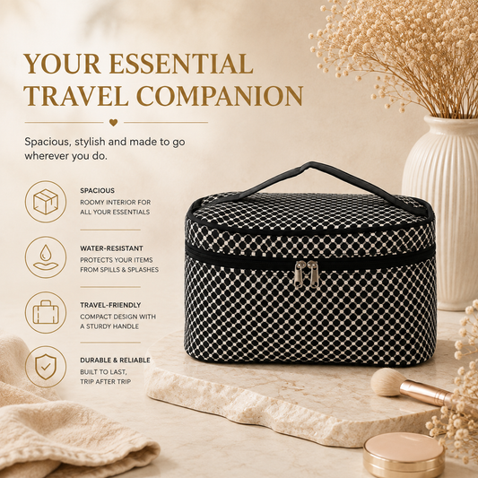 Toiletry bag, your essential travel companion