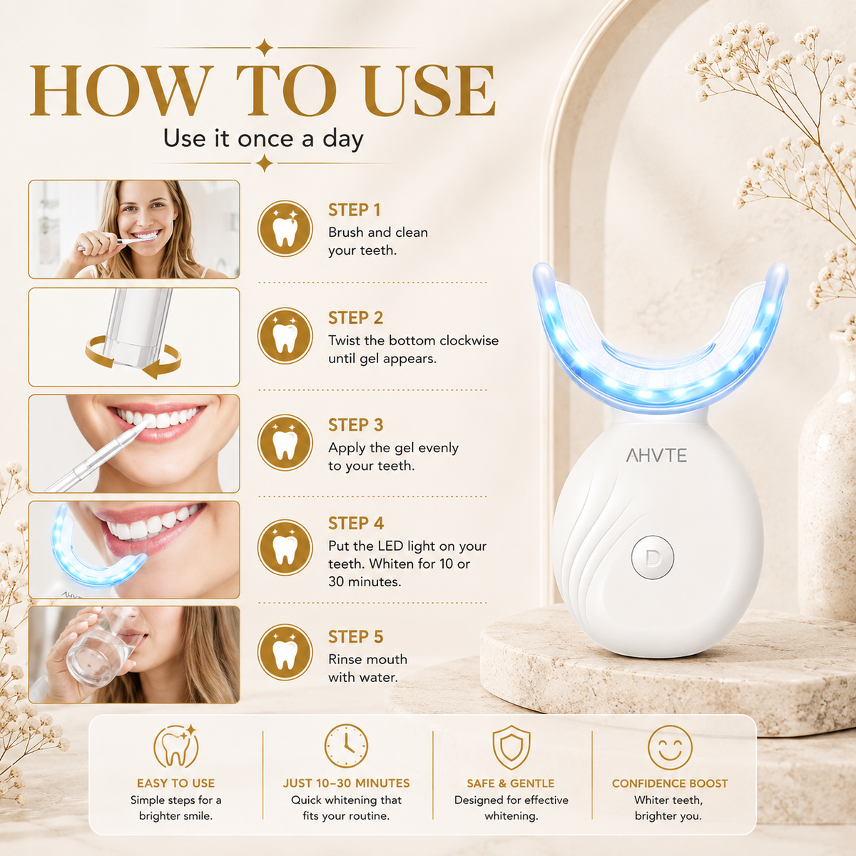 Glowth Professional Teeth Whitening Kit