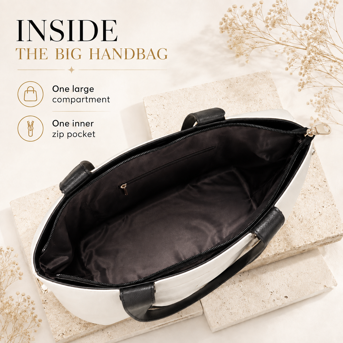 Inside the 3-Piece Tote Bag Set