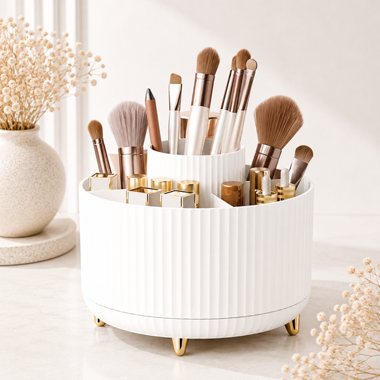 Glowth 360 Ribbed Makeup Storage