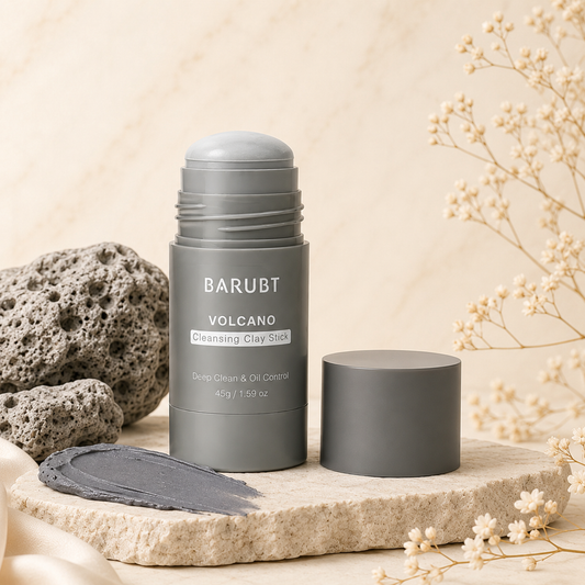 Barubt Volcano Cleansing Clay Stick, open